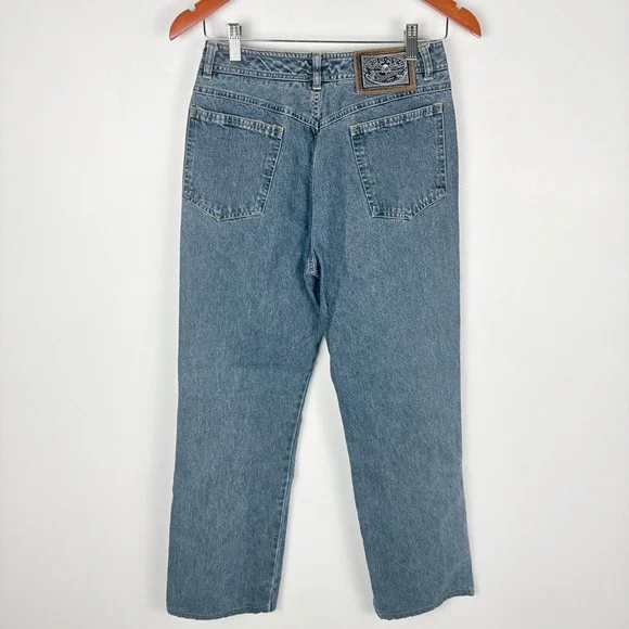 Vintage DKNY Jeans Womens Size 8 Medium Wash Straight Leg Denim Jeans USA - Picture 1 of 7